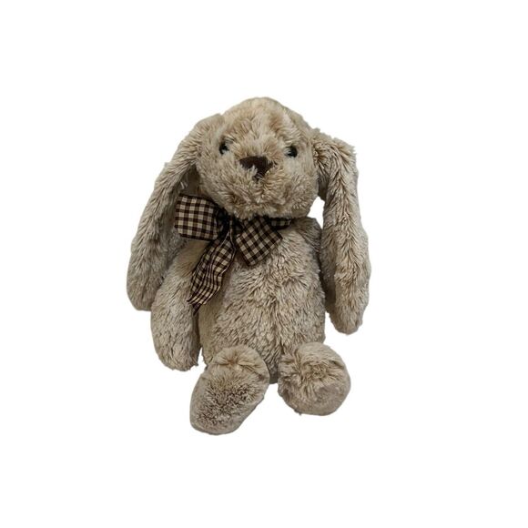 Bumi Brown Tan Plush Bunny Rabbit Floppy Ears Soft 13" Stuffed Animal Toy - Picture 1 of 11